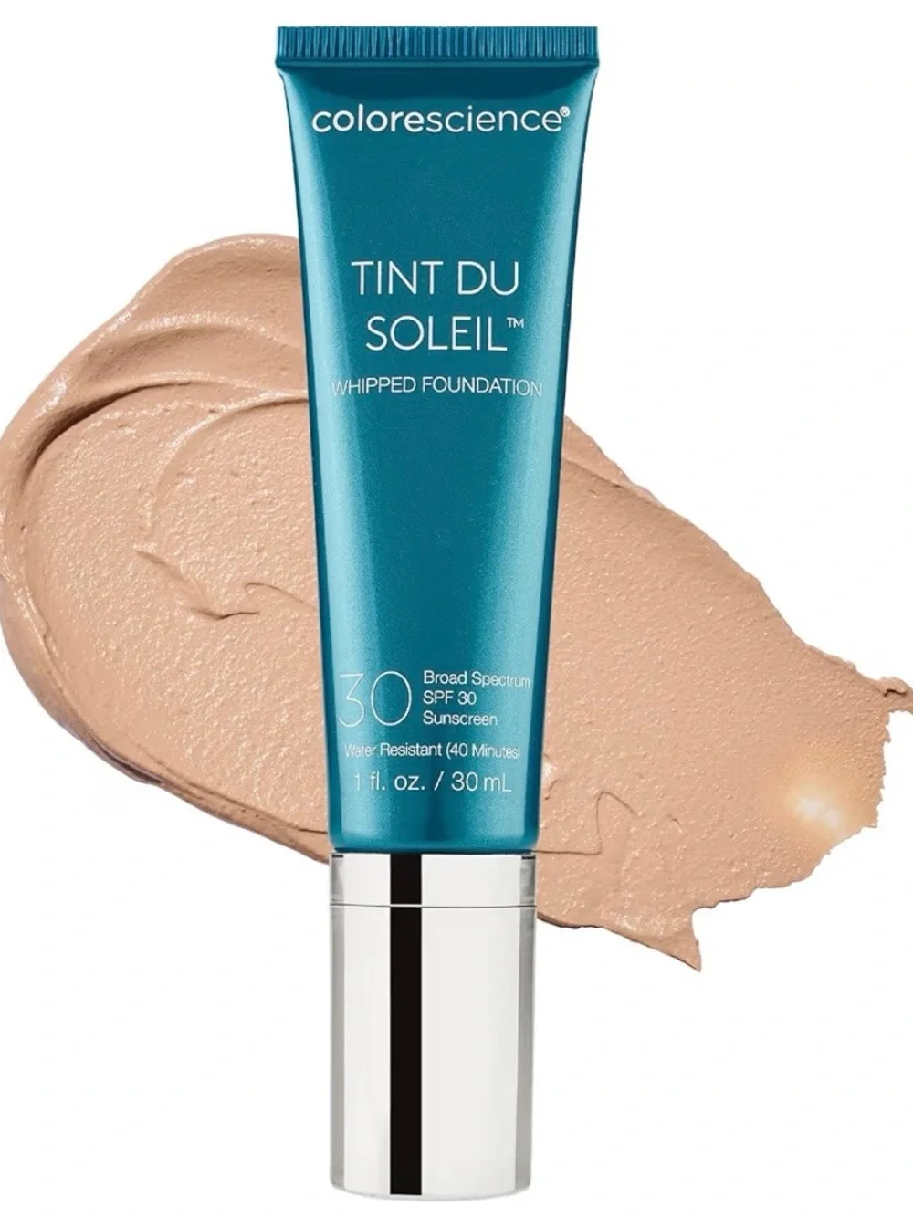Colorescience Tint du Soleil SPF 30 Foundation MEDIUM Whipped Face Makeup 1 oz